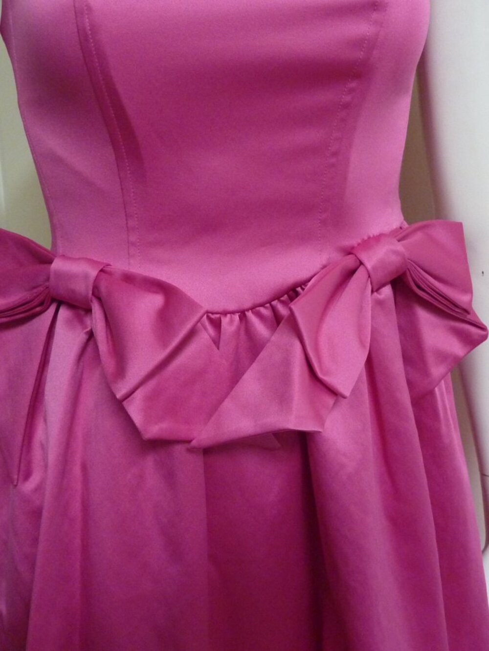 LoveShackFancy Bayer Bow Trim Mini Dress - Picture 10 of 12